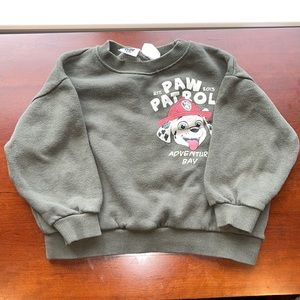 Zara kids paw patrol sweatshirt